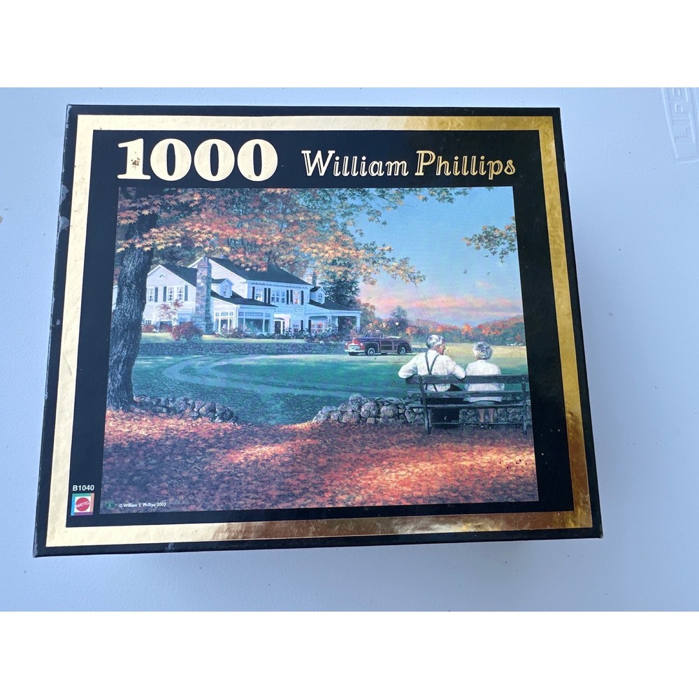 Mattel William Phillips The Moon Watchers 1000 Piece Jigsaw Puzzle B1040 2002